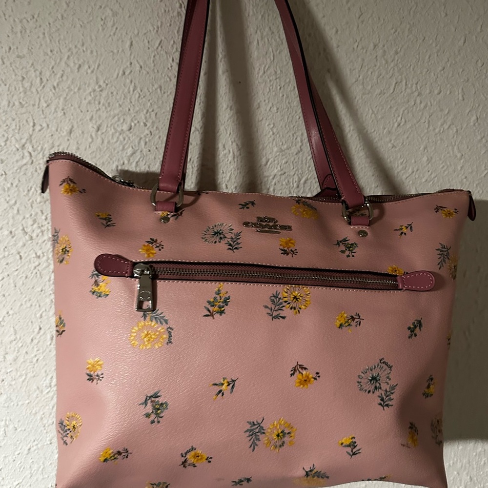Coach Floral Pink Tote Bag